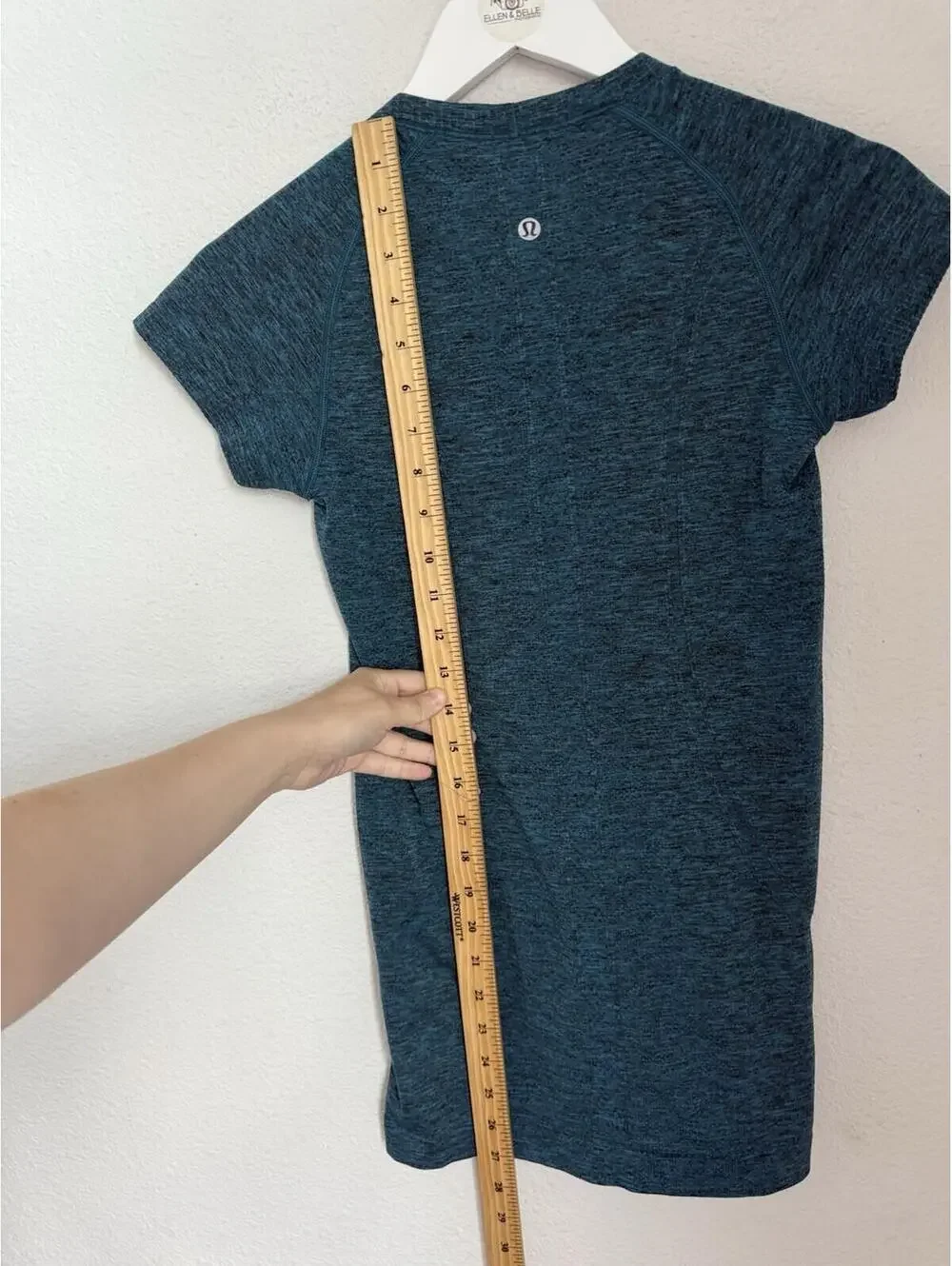 Lululemon Women‎ Bermuda Teal Black Mandala Swiftly Speed Short Sleeve Shirt 4